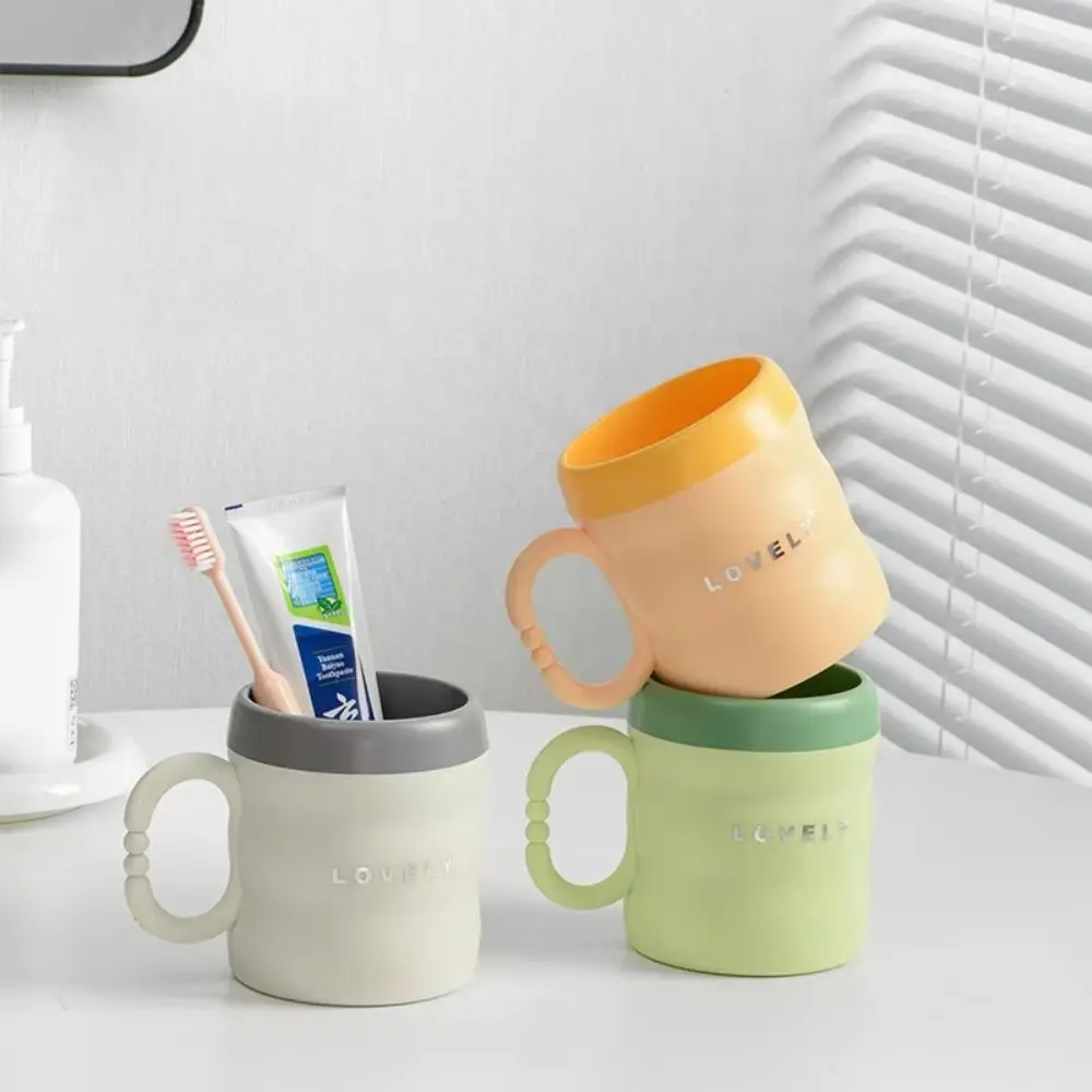 

New Thickened Toothbrush Cup Plastic Multipurpose Toothbrush Holder Rinsing Cup for Bathroom Accessory