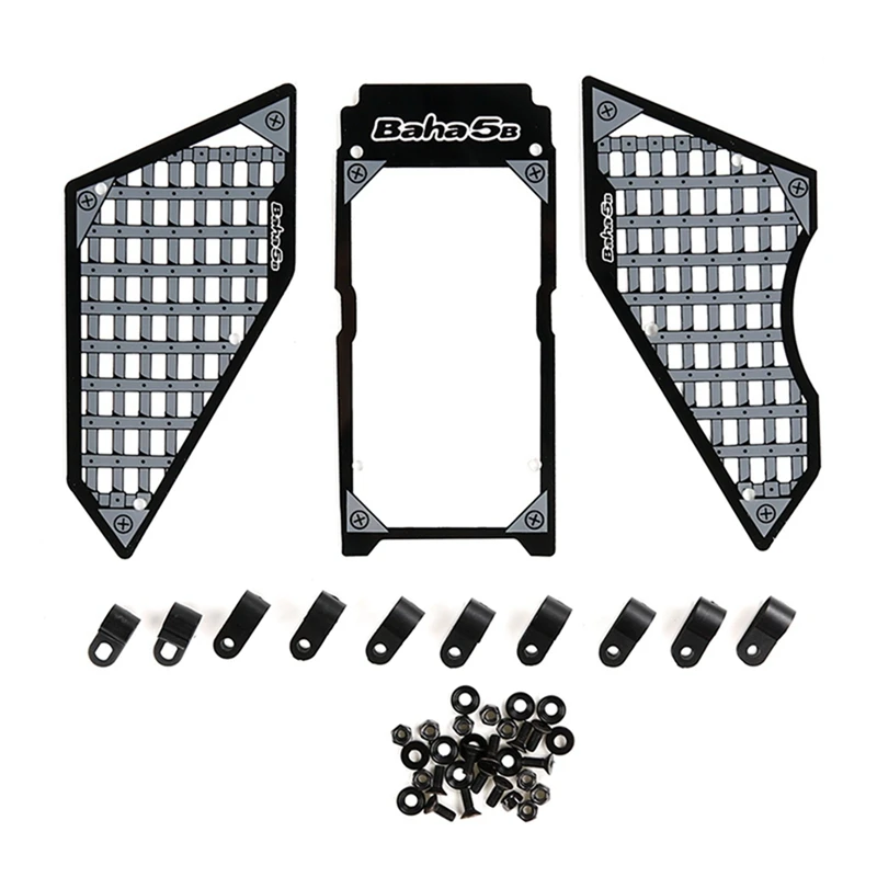 2X 5B Explosion-Proof Car Window (PC Material) Fit For 1/5 HPI ROVAN BAHA ROFUN KM GTB TS BAJA 5B