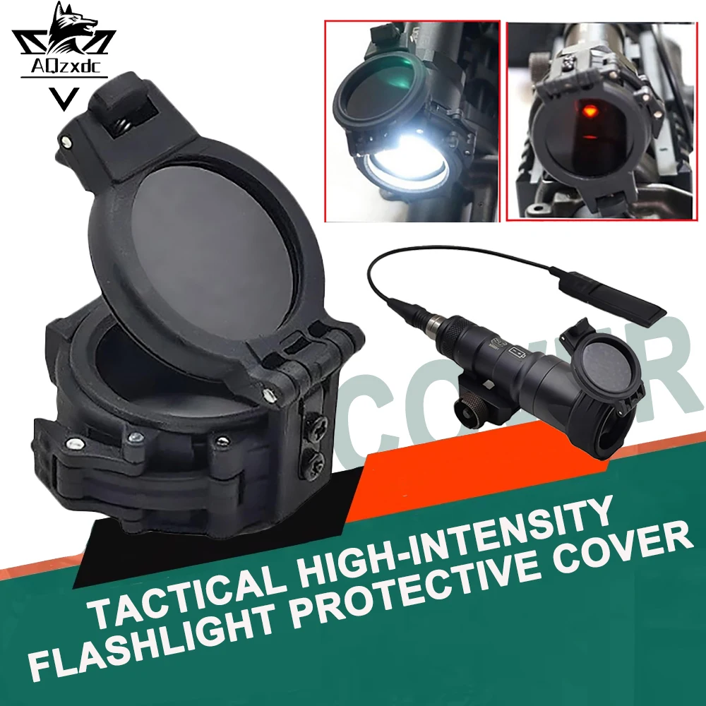 

M300 M600 Tactical Flashlight Protective Cover Airsoft Special IR Infrared Filter Light Shield Hunting Shooting Camping Equip