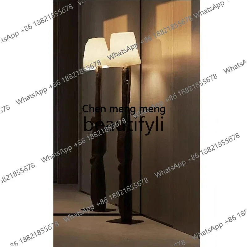 

X New Minimalist Lighting Sculpture Bronze Cast Floor Lamp Standing Lamp