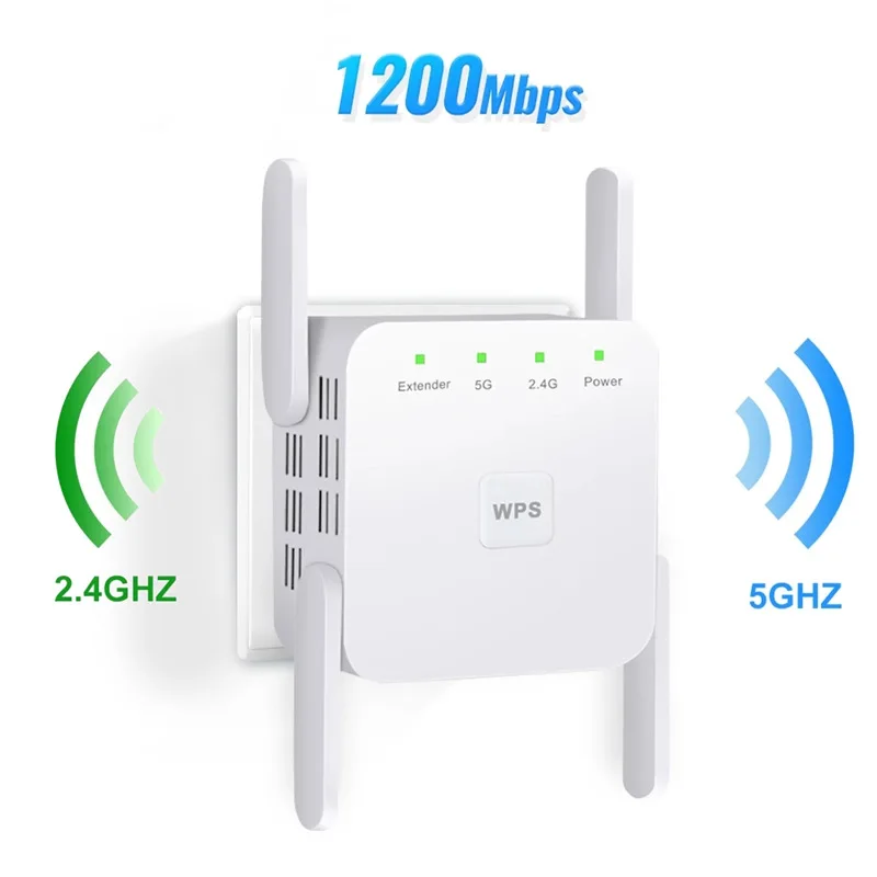 200m-ワイヤレスリピーター-wifi信号増幅器-ルーターブースター-エクステンダー-wifiリピーター