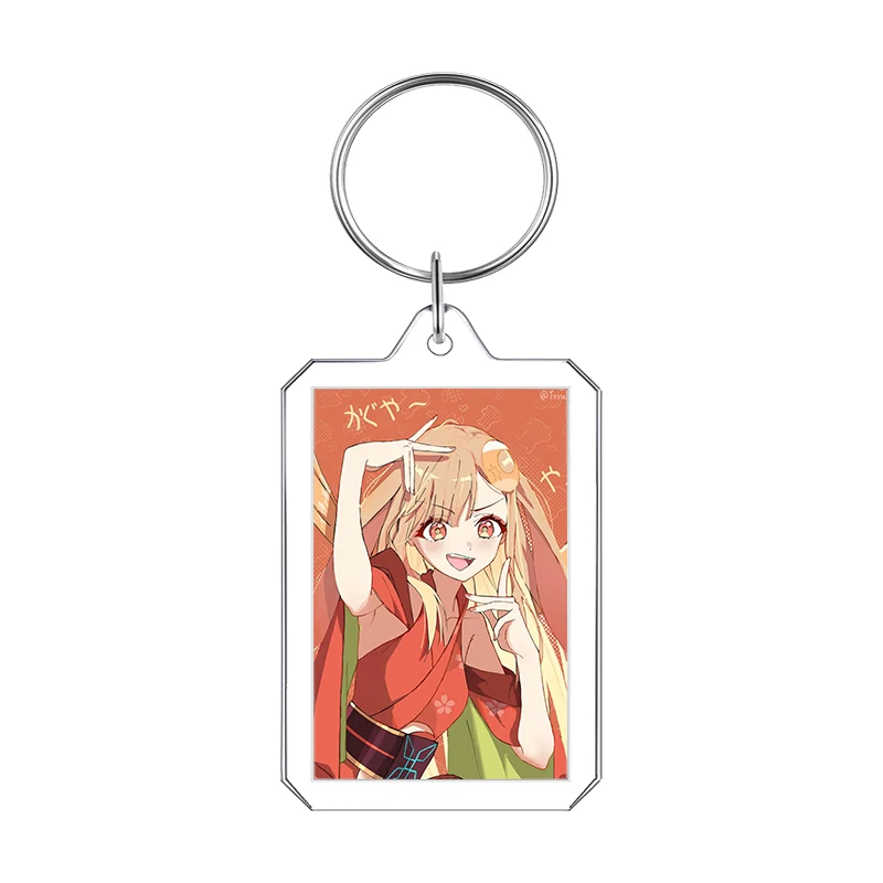Cosmic Princess Kaguya Photo Frame Keychain Creativity Student Exquisite Bag Pendant Picture Keyring Anime Cartoon Festival Gift
