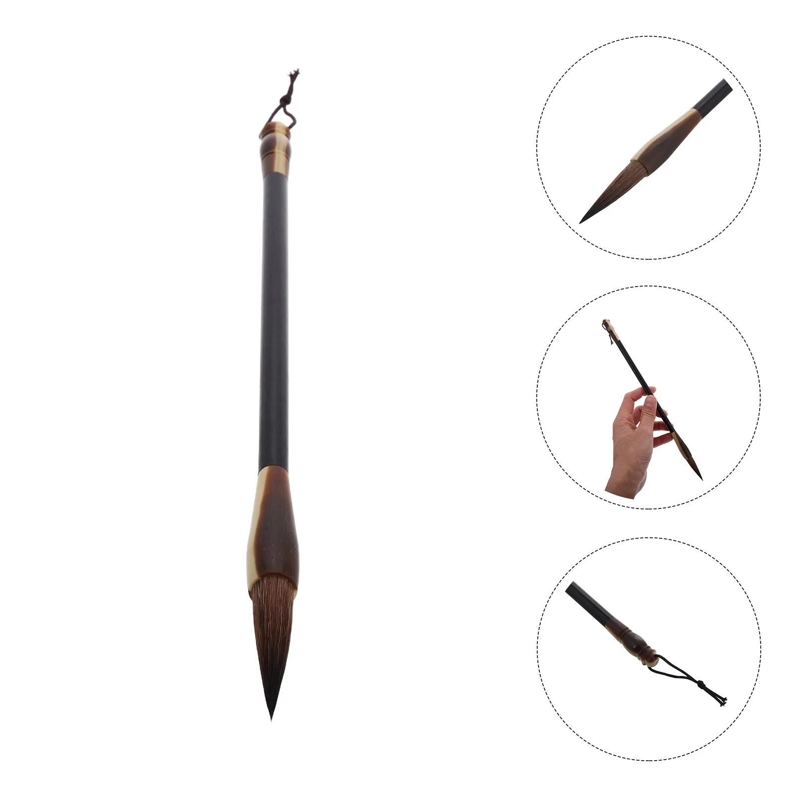 

Gray Tail Traditional Chinese Painting Brush Brushes Calligraphy Supplies Kits for Beginners Pens Writing Decorate Drawing