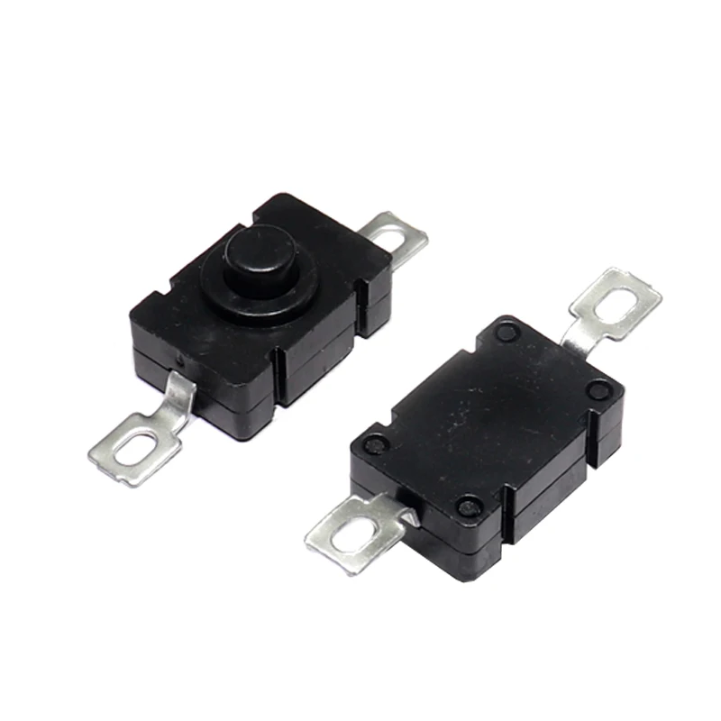 【20-5PCS】 KAN-28 Button switch, strong light flashlight headlight, desk lamp, key, self-locking