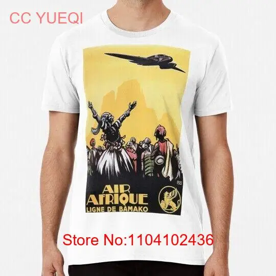 

Air Afrique Airline Line Of Bamako Africa Vintage Plane Travel S-5XL USA T-Shirt