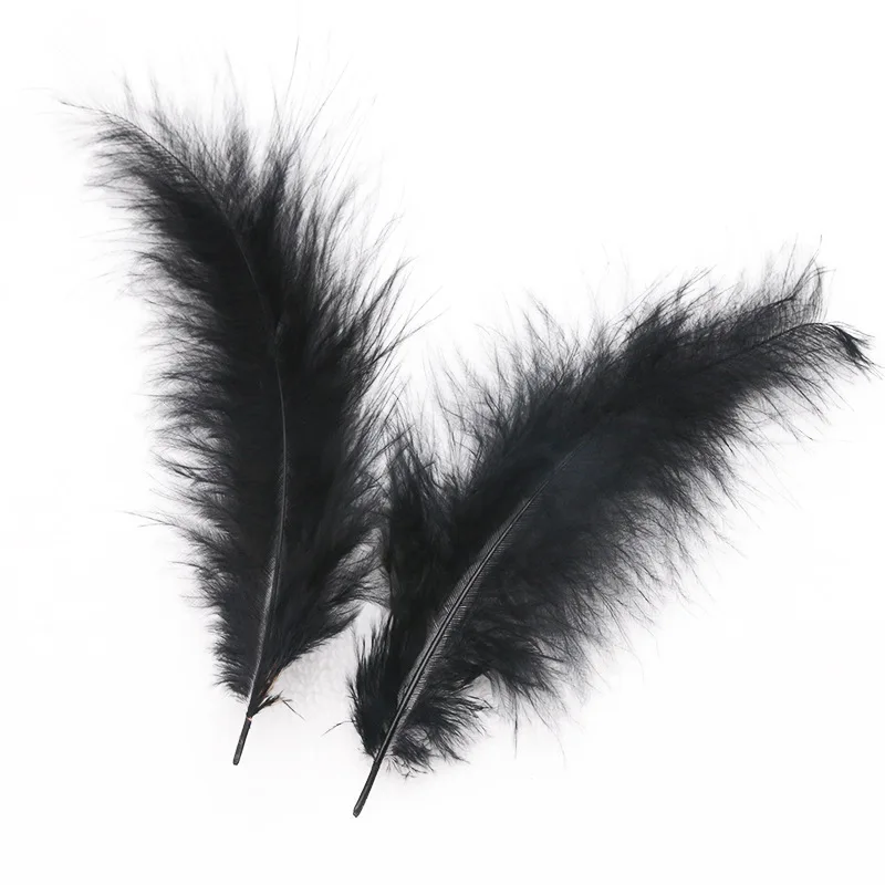 10-17cm Turkey Marabou Feathers Natural Soft Fluffy Plume Feathers DIY Craft Jewelry Costume Fan Wedding Party Decoration