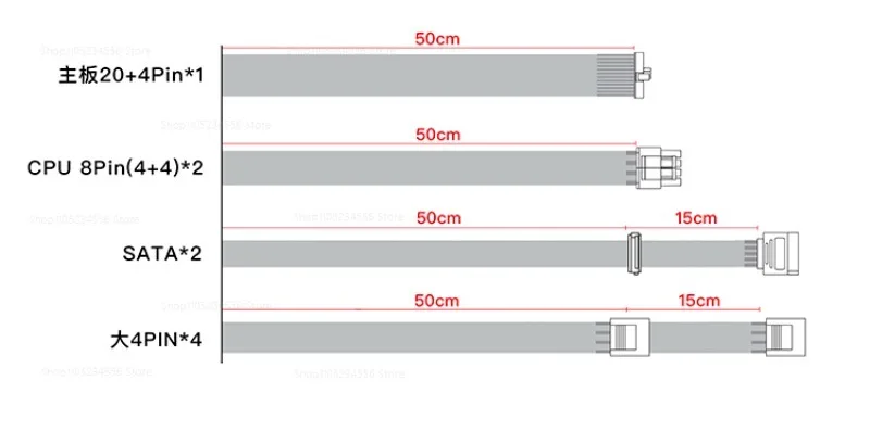 1U Rackmount Server Power Supply 400W 250W Option Industrial Grade PSU #5