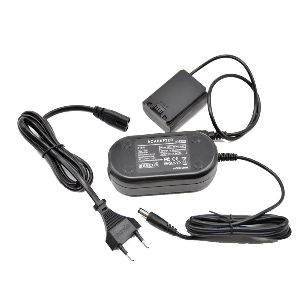 

AC-FZ100 Camera AC Power Adapter NP-FZ100 Dummy Battery for Sony ILCE-9 ILCE-7M3K A9 A7III 7RIII A7R3 A6600 A7M4 A7IV A7M3