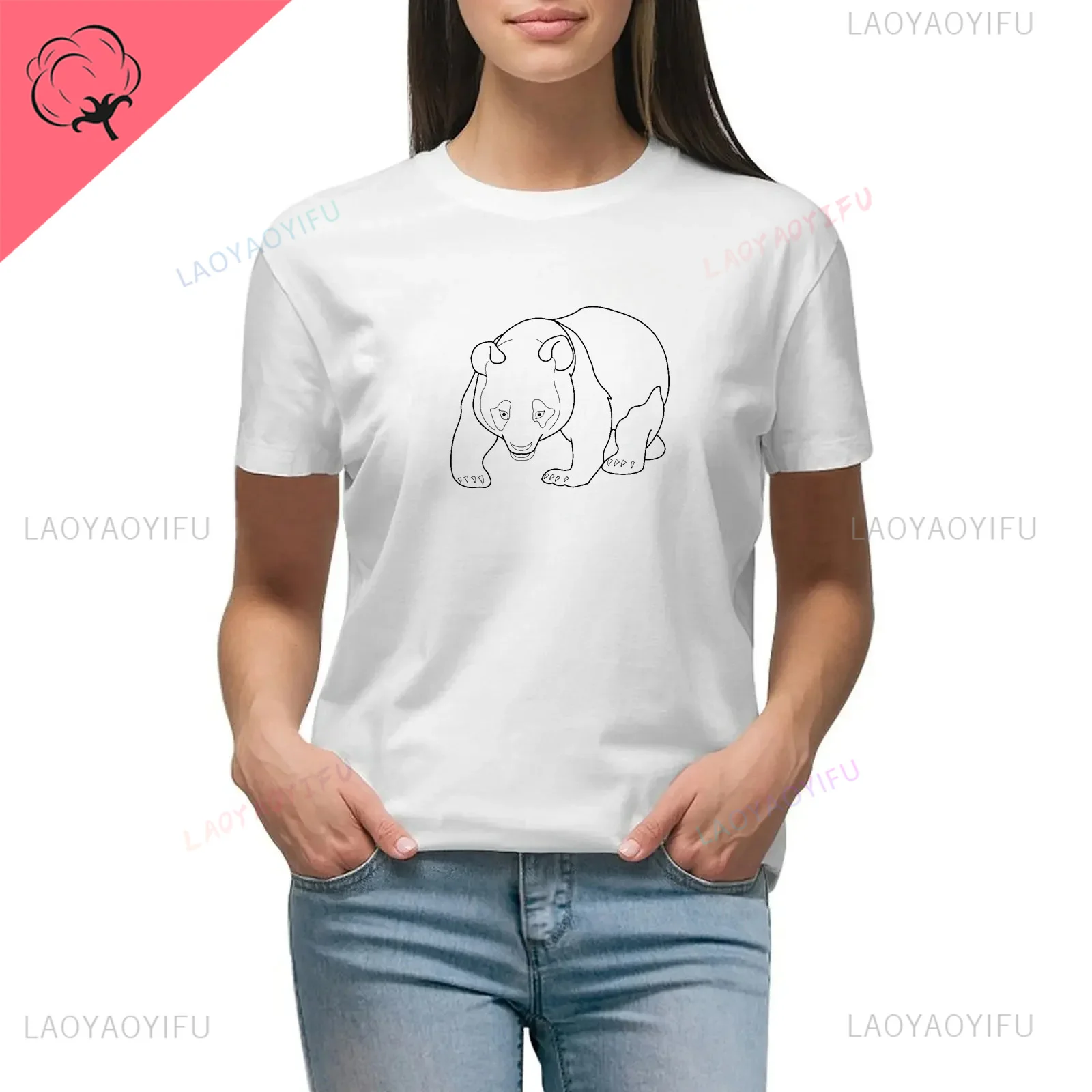 Camiseta multiusos con estampado de oso polar para hombre y mujer, ropa de calle de moda retro, aventura, escalada de montaña, camping, novedad