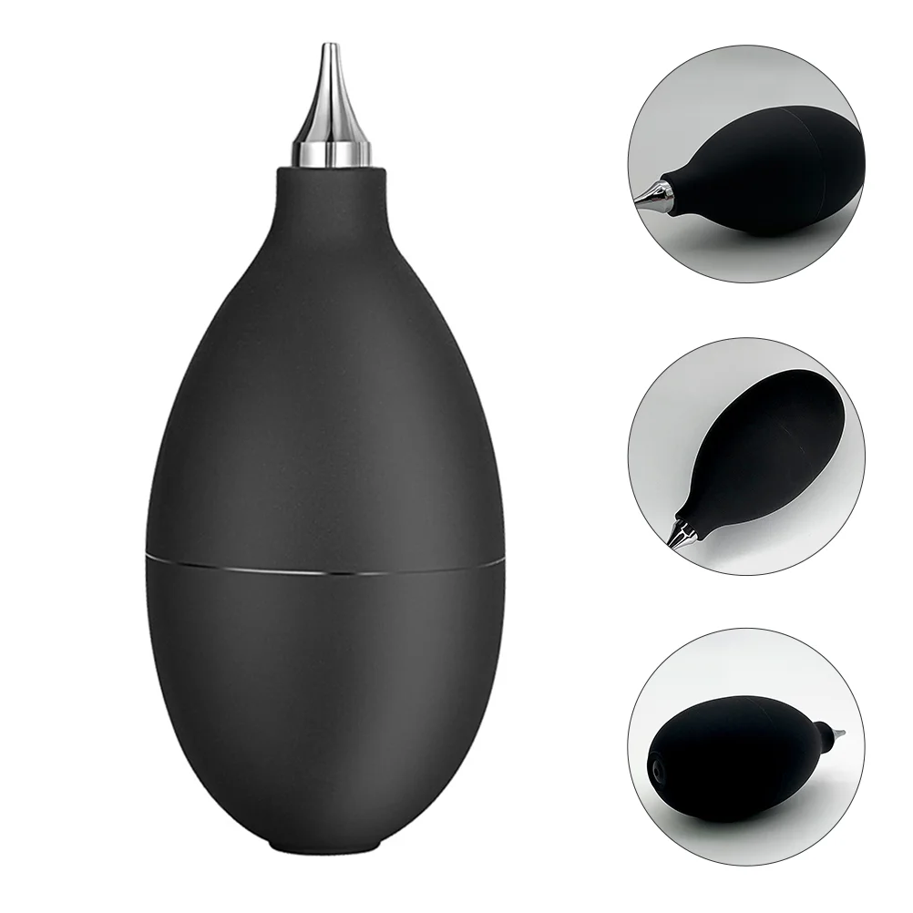 

2 PCS Air Blower Dust for Camera Lens Sensor Mini Computer Keyboard Black Cleaner Blowing Ball