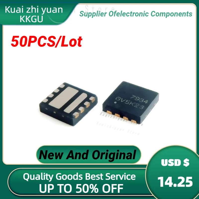 

50PCS/Lot New And Original AON7934 AO7934 7934 MOSFET QFN-8 Quality Goods