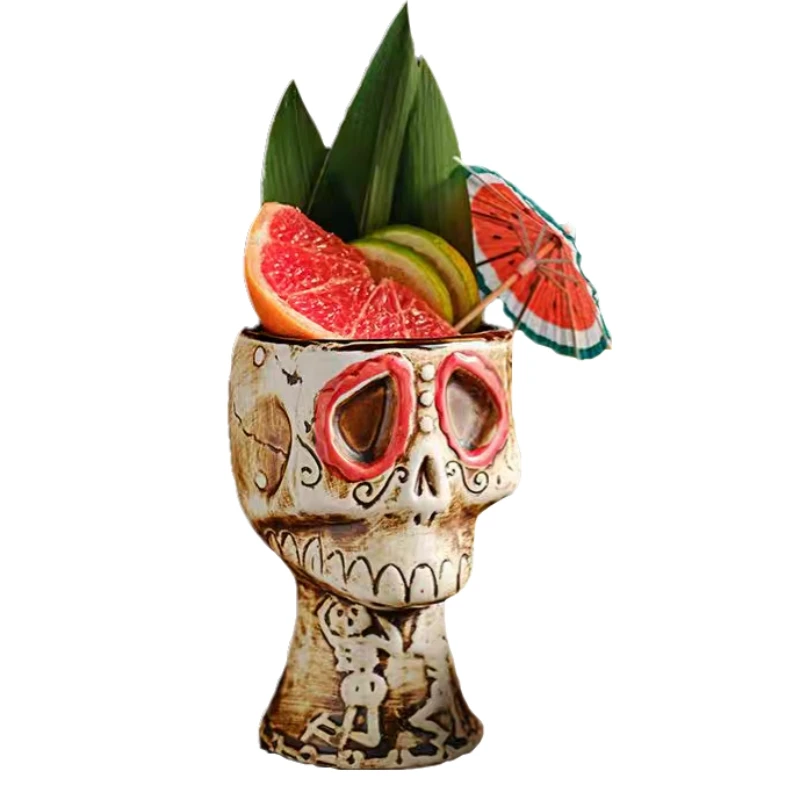 480 مللي هاواي تيكي أكواب كوكتيل كوب البيرة المشروبات القدح النبيذ القدح السيراميك أكواب تيكي