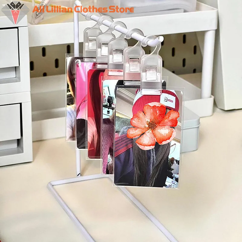 -Hot Sale.Dresser Metal Display Holder Keychains Hanging Clip Plastic Trinket Tabletop Jewelry Holder