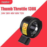 Thumb Throttle for E-bike, High Quality, Waterproof, Wuxing Brand, 24V, 36V, 48V, 60V, 72V, 130X