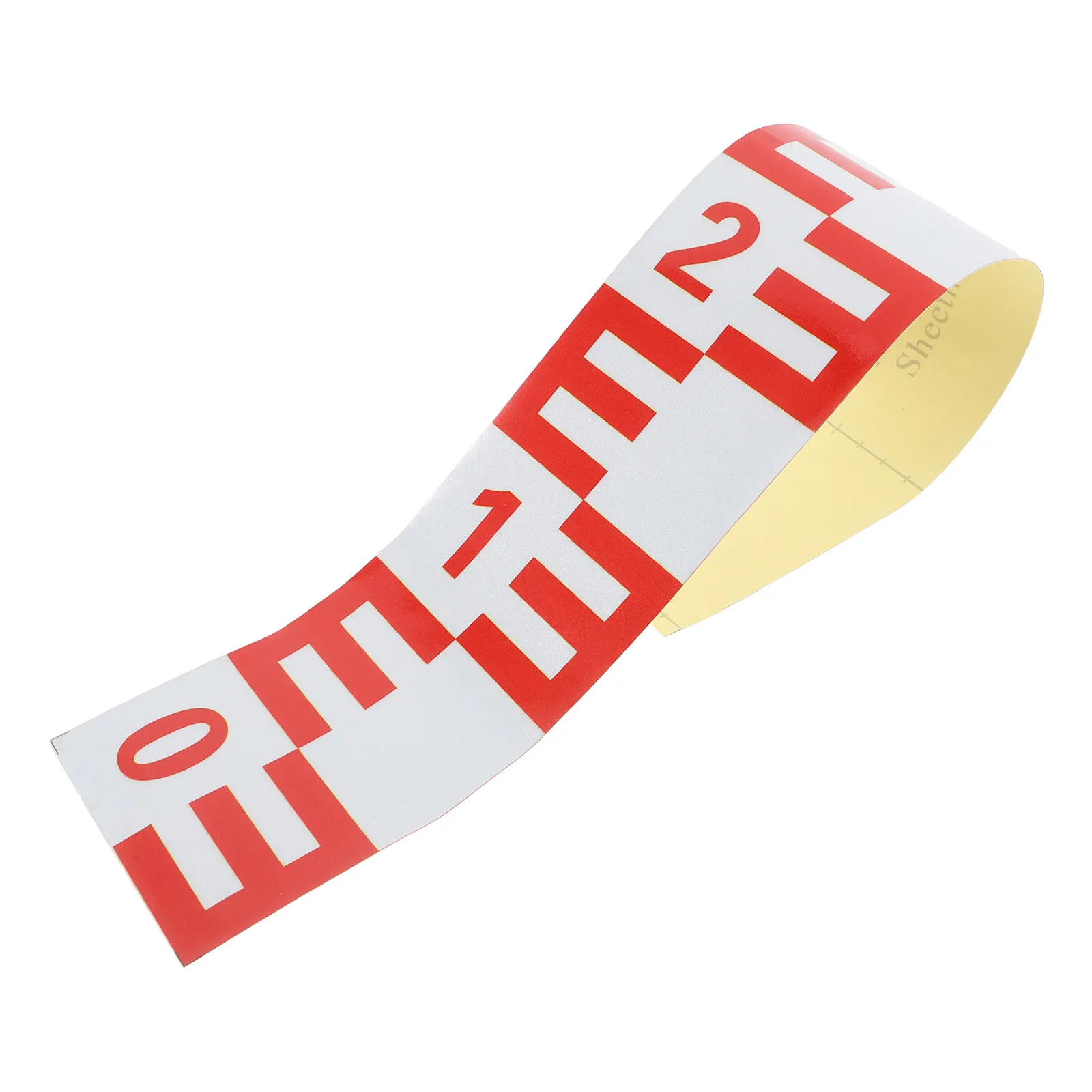 Pool Water Level Gauge Reflective Self Adhesive Ruler Sticker 50cm Measuring Tape Swimming Accessory