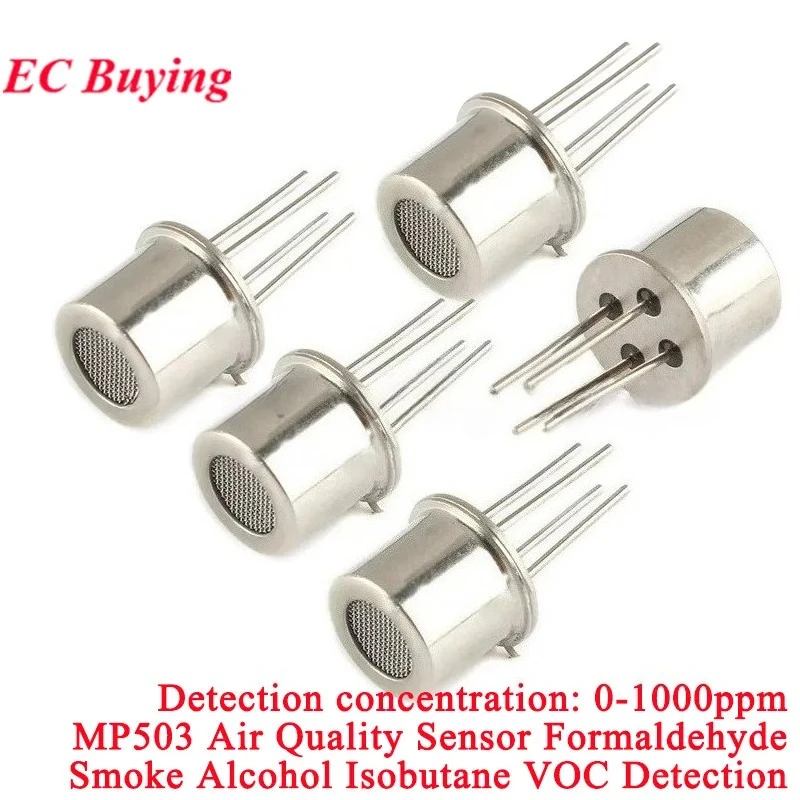 5Pcs/1pc MP503 Air Quality Gas Sensor Module Pollution Odor Alcohol Smoke Iso-butane Methanal Detection For Vehicle Air Purifier