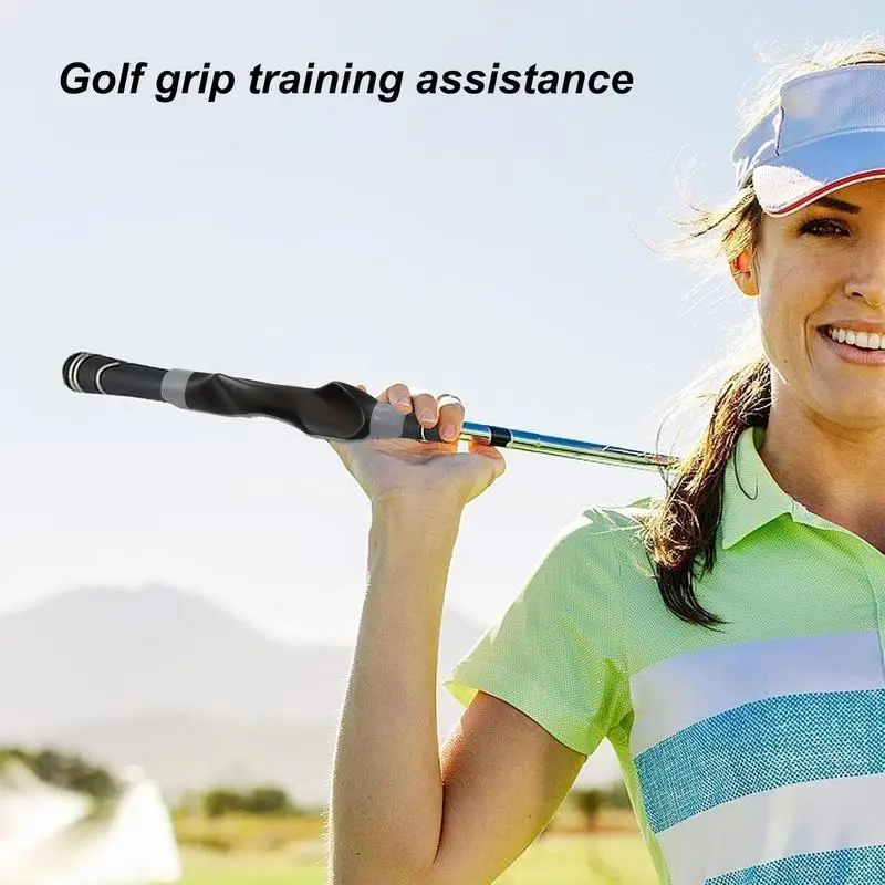 Swing Training Grip For Golf Swing Trainer Golf Grip Attachment Improve Hand Positioning Golf Beginners Grip Trainer For