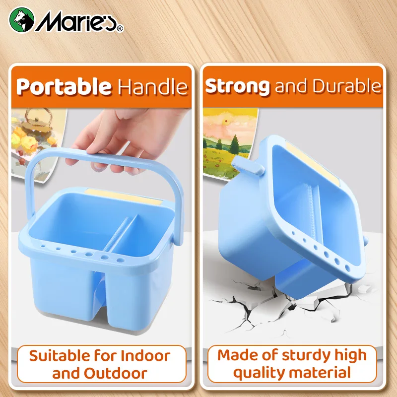 1pc Marie multifunctionele borstelreiniger/wasmachine, wit, roze, blauw draagbare handborstel wastafelhouder, organizer voor acryl