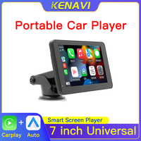 7 Inch Portable Car MP5 Player Smart Stereo Radio Carplay Android Auto Touch Screen Wireless BT FM Universal Multimedia Monitor