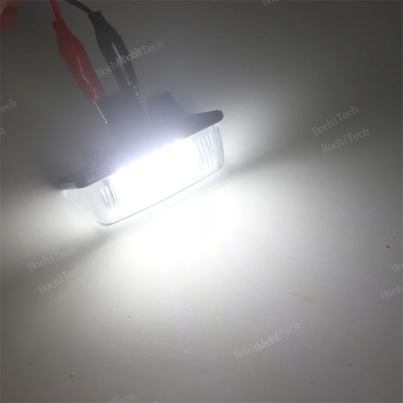 2PCS License Plate Light Rear Number Plate Lamp Upgrade for Toyota Alphard Wish Noah Voxy Estima Caldina Corolla Crown  Previa