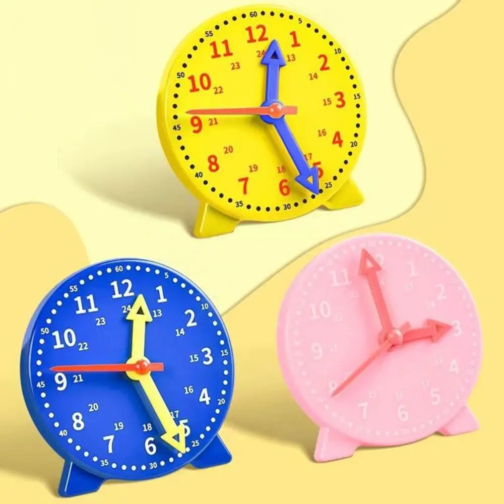 Practical 10cm Clock Early Education Children Montessori Clocks Model Hour Minute Second Cognition Preschool Teaching Aids