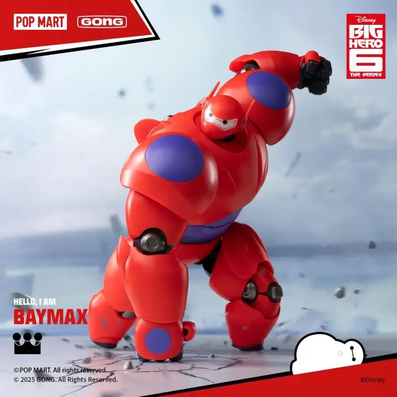 

Disney Big Hero 6 Baymax Action Figures Mech Series Handmade Model Desktop Decoration Toy Collectibles Christmas Halloween Gifts
