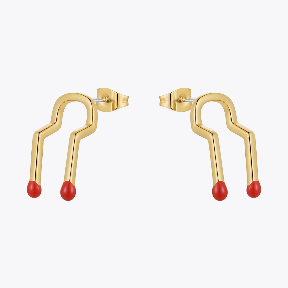 

ENFASHION Matchstick Stud Earrings For Women Christmas Gift Pendientes Mujer New In Piercing Earings 2022 Dropshipping E221454