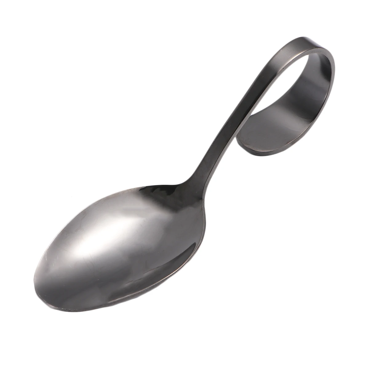 

Stainless Steel Serving Spoons Buffet Bent Handle Tableware Cutlery Corrosion Resistant Mirror Polished for Wedding