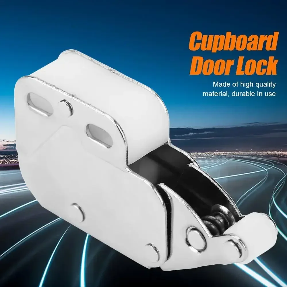 

10Pcs Bounce Latch Lock Anti-Theft Touch Catch Locks for Cupboard Door Furniture Mini Push Cabinet Kitchen spring clip lock