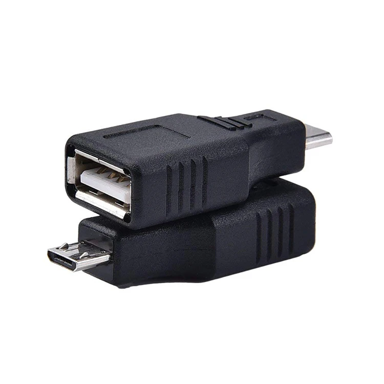 1 pçs/lote OTG Adaptador USB 2.0 Micro Macho para Fêmea Conversor para Celular Android Telefones Inteligentes e Tablets