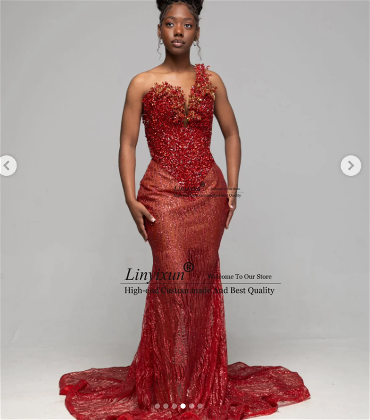 

Блестящие платья с пайетками и стразами для выпускного вечера для темнокожих девушек, длинное вечернее платье на заказ, сексуальное платье-русалка для свадебной вечеринки Aso Ebi