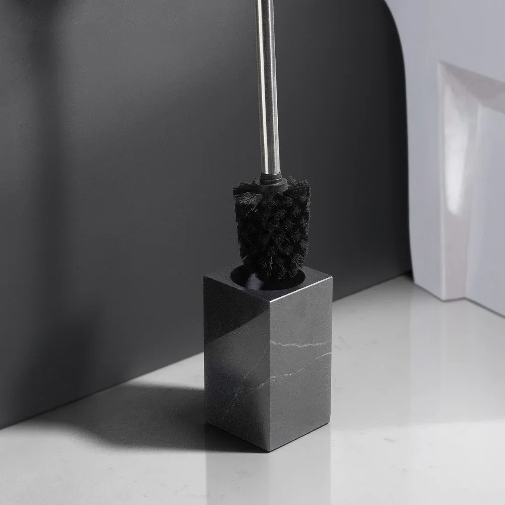 النمط الأوروبي عالية الجودة فرشاة المرحاض الرخام مقبض طويل تنظيف فرشاة اكسسوارات الحمام فرشاة المرحاض المرحاض الديكور