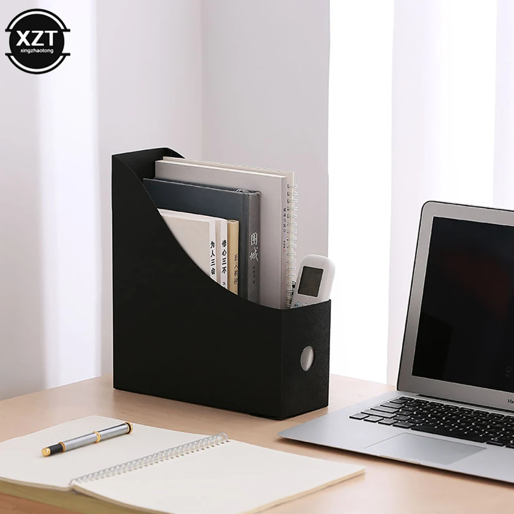 Office Document File Storage Box Folding Desktop Organizer Multi-functional Books Pencil Sundries Storage Box Office Supplies