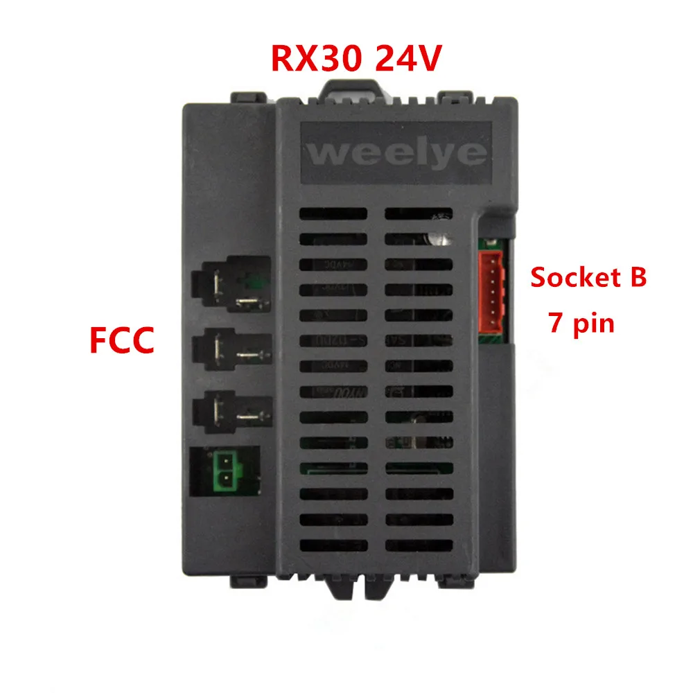 어린이 전기 자동차 원격 제어 RX30 아기 장난감 네 바퀴 SUV 24V 블루투스 2.4G 컨트롤러 수신기