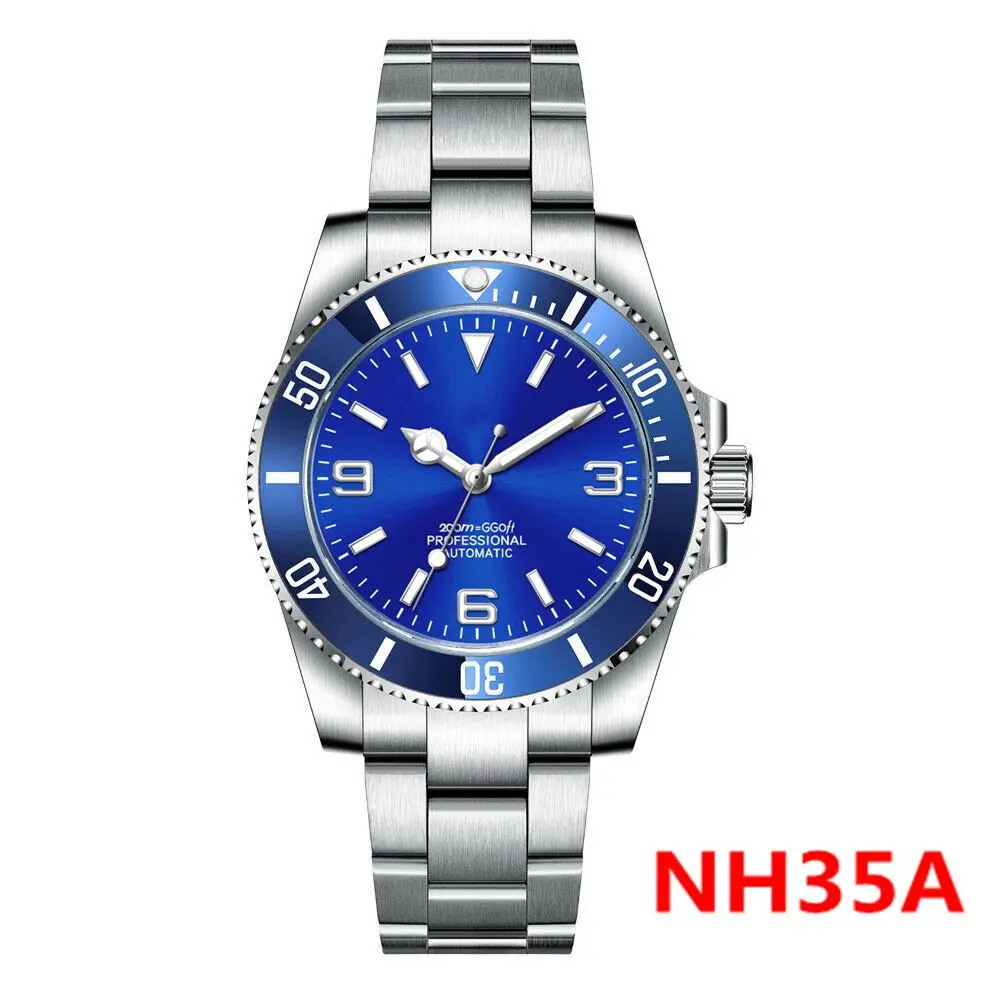 

Luxury Corgeut New Men Sapphire Automatic Mechanical Watches Miyota 8215/NH35 40mm Stainless Steel Dive Waterproof Watch Relogio