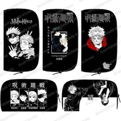 Japanese Anime Jujutsu Kaisen Purses Gojo Satoru Tops Yuji Itadori Coin Bags Men Women Phone Money Holder Bag Long Wallets Gift