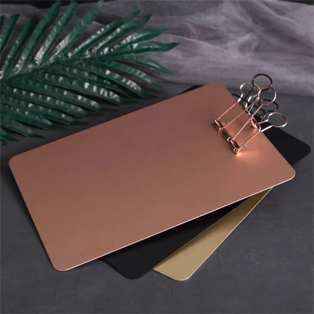 

Office Supplies File Organizer Menu Bill Folder Document Holder A5 Metal Clipboard A5 Size Clipboard Writing Pad File Folders