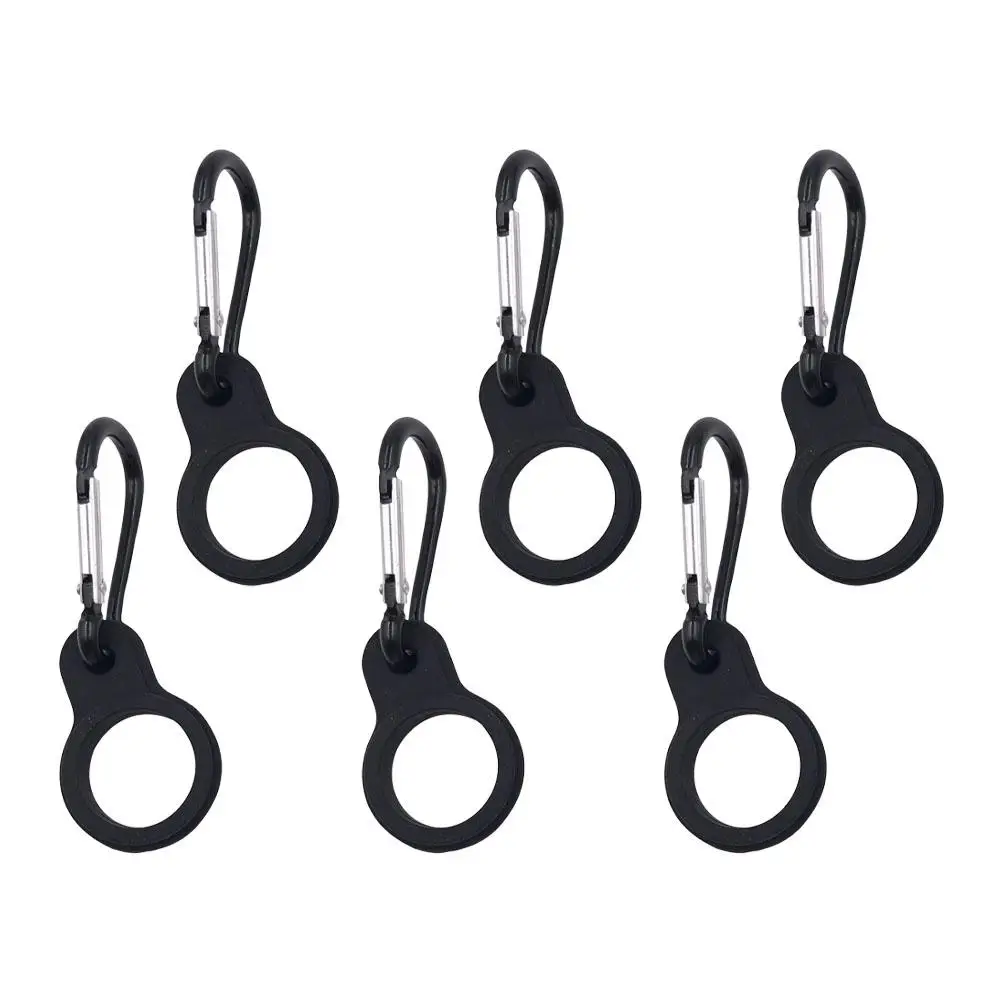 

6 шт. устойчивые для занятий спортом, большая пряжка, переноска для воды из нержавеющей стали, подходящие размеры, удобный держатель для бутылок на открытом воздухе