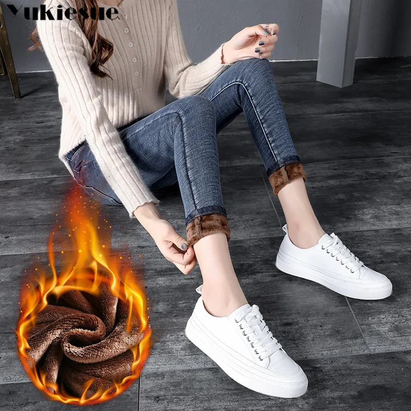 

Winter Jeans for Women female Velvet Thicker warm Women's Clothing Stretch denim pencil Jeans Woman Warm Trousers Cowboy Pants