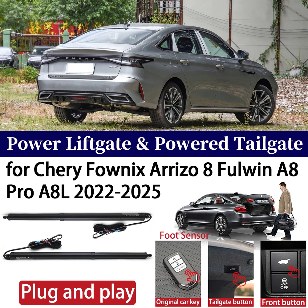 

for Chery Fownix Arrizo 8 Fulwin A8 Pro A8L 2022-2025 Car OEM Power Liftgate Automatic One-Click Vehicle Powered Tailgate Strut