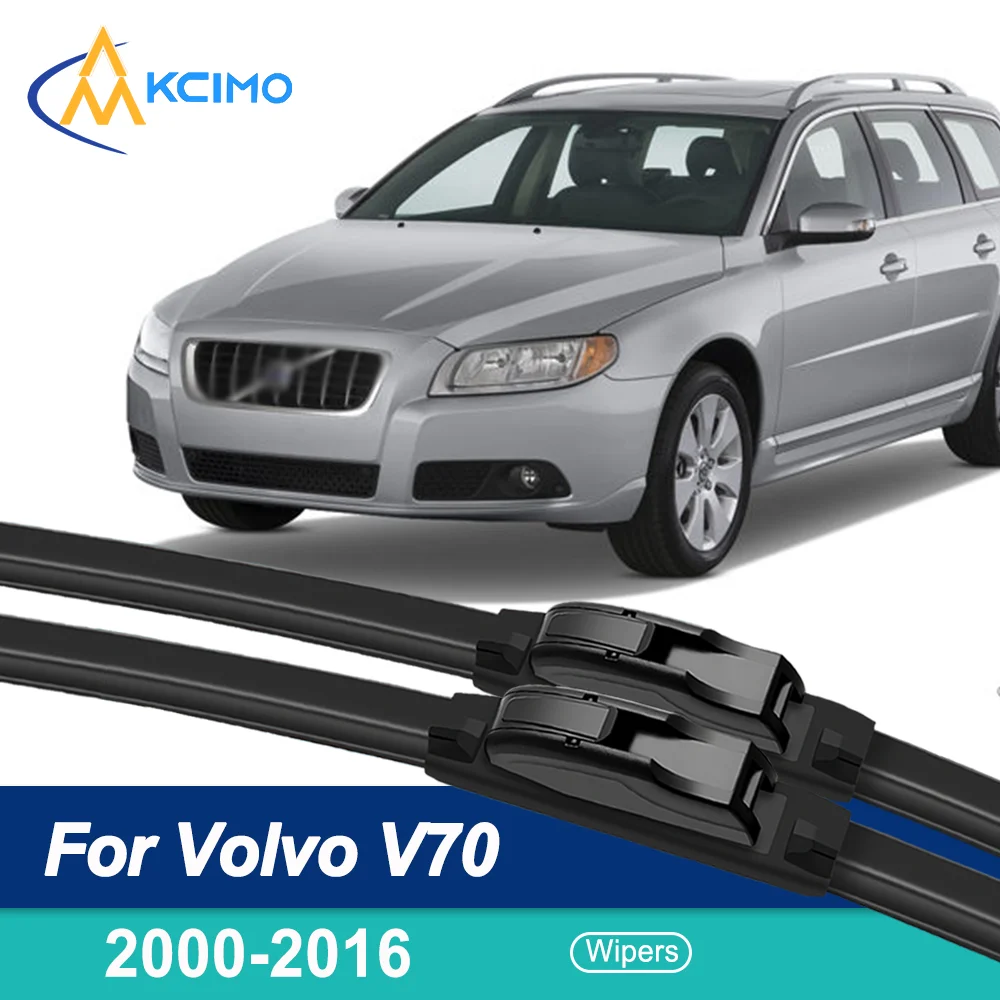 

Premium Silent Car Wiper Blades For Volvo V70 2000-2016-All-Season Frostproof Heat-Resistant HD Cleaning for Sedan SUV Truck