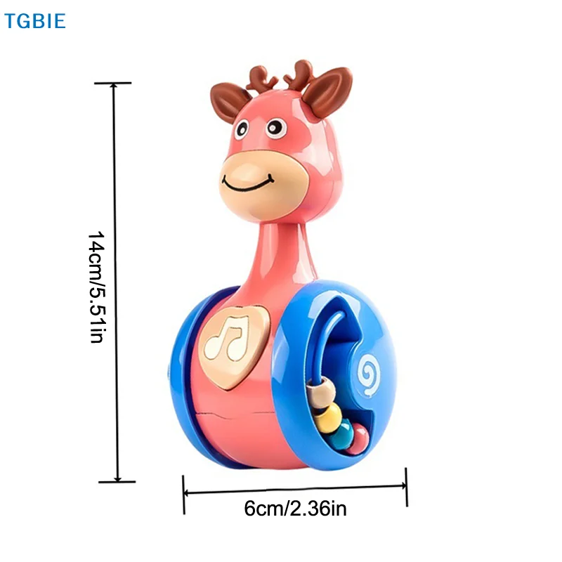 Roly Poly Baby Toys 6 To 12 Months, Tumbler Wobbler Toys For Infant Boy Girl - Perfect For Learning To Climb & Early Education