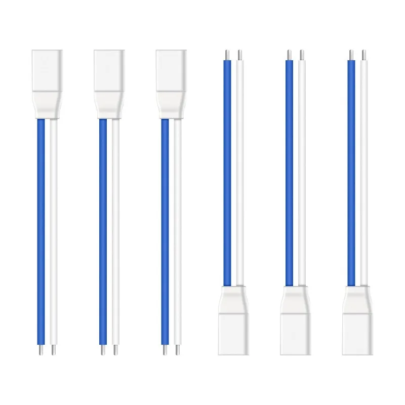 BETAFPV BT2.0 1S kabel Whoop kuncir 22AWG dengan BT2.0 konektor laki-laki untuk BT2.0 300mAh 1S baterai tanpa sikat Whoop Drone 6 buah