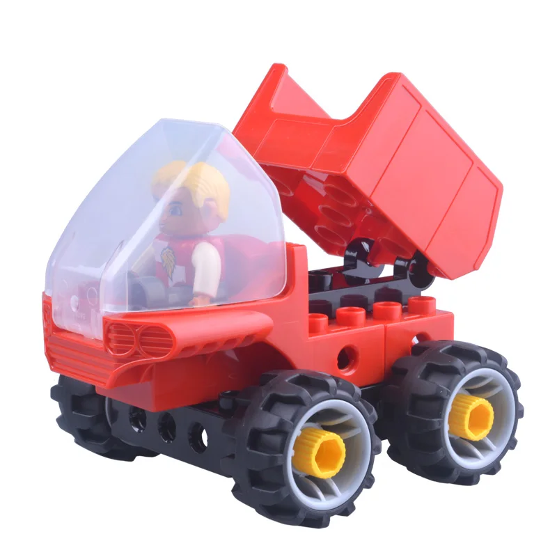 Big Particle Building Blocks Technology Engineering Machinery Assembly Accessories Compatible Brick Science Educational Toys 1pc