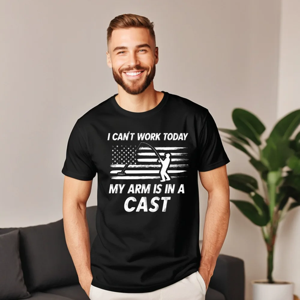 

Классические футболки с короткими рукавами, рождественские футболки с круглым вырезом из чистого хлопка, мужские футболки для папы, подарок на рыбалку, классические футболки, забавные