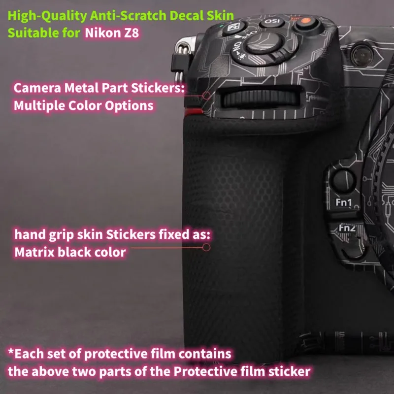 For Nikon Z8 Decal Skin Anti-Scratch Vinyl Wrap Film Camera Body Protective Sticker Protector Coat