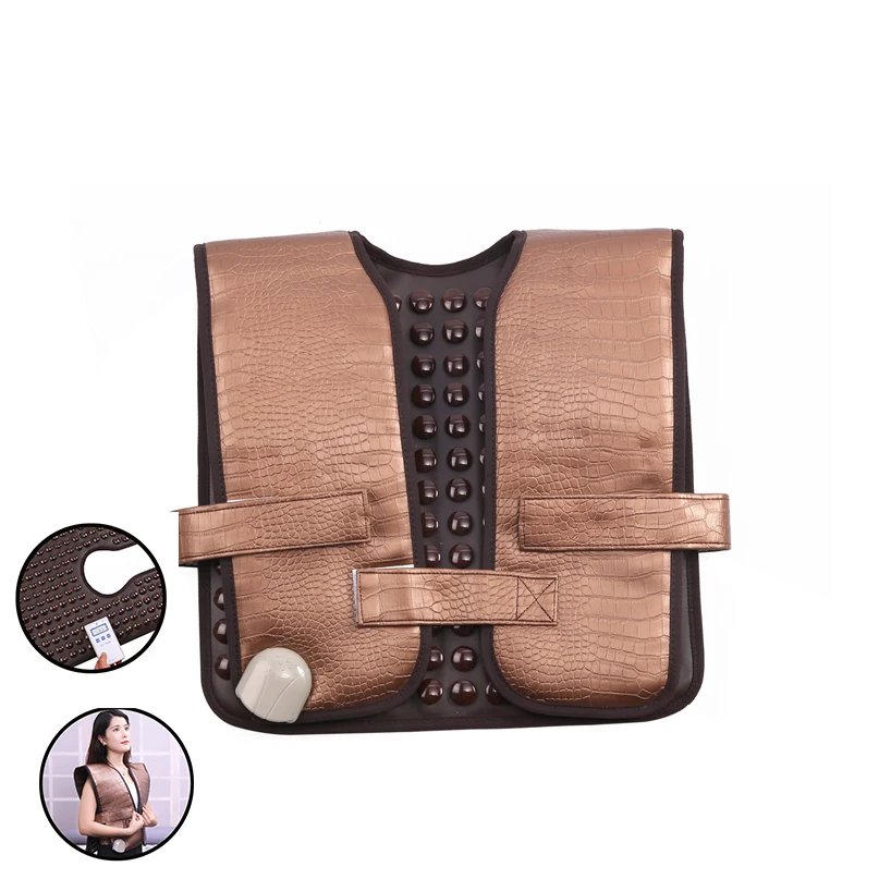 Shoulder Back and Neck Tourmaline Germanium Ceramics Infrared Thermal Mat Jacket Belt