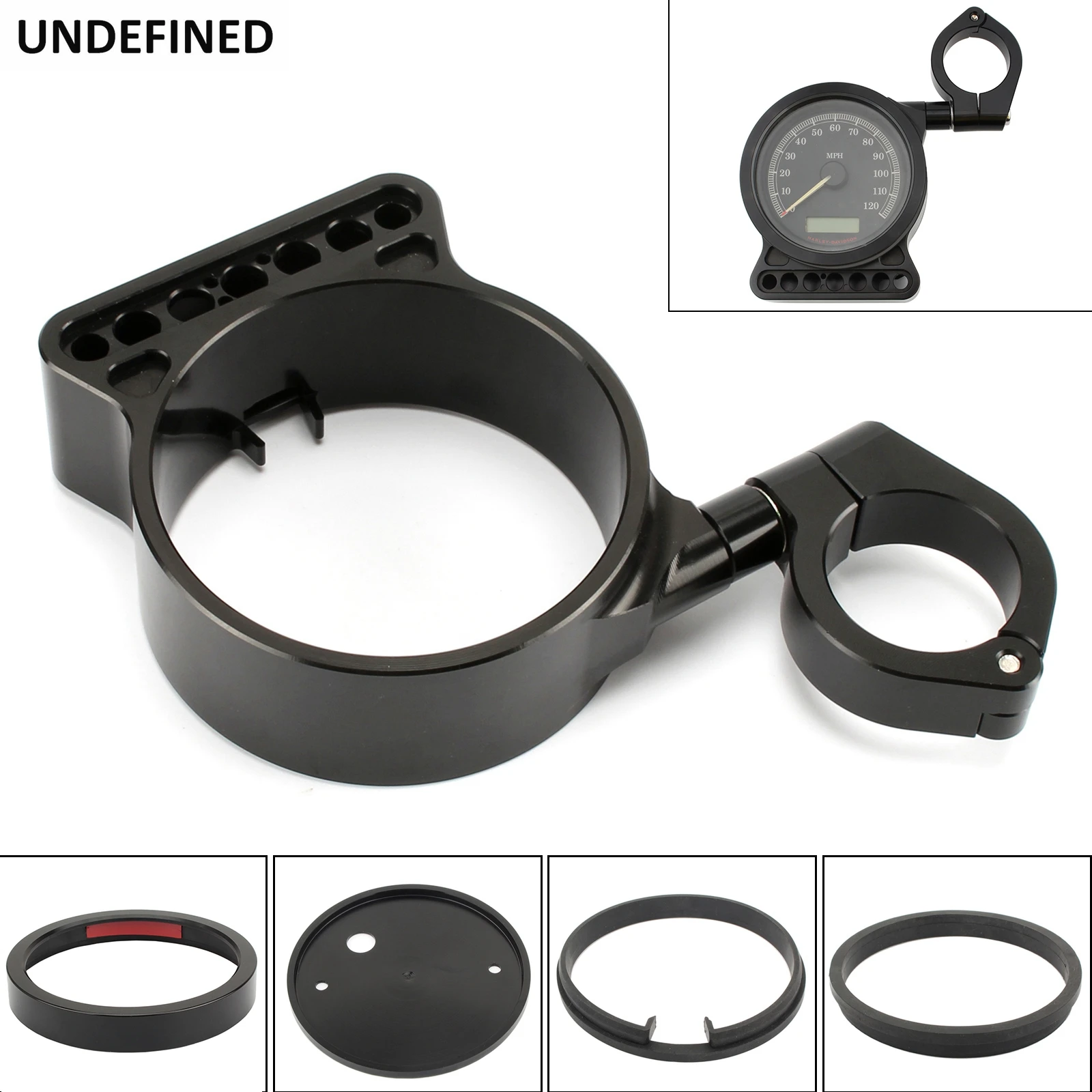 

Motorcycle Side Speedometer Relocation Bracket Mount 39mm For Harley Sportster 883 1200 XL 93-15 Dyna Low Rider Street Bob 93-05