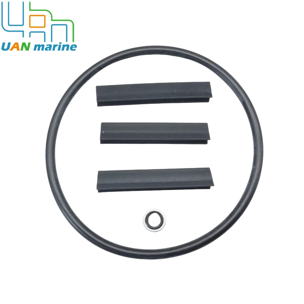 Heat Exchanger Gasket Seal Kit for Volvo Penta D31 D32 D41 D42 D43 D44 D300 Replaces 22109 3586706 3580886