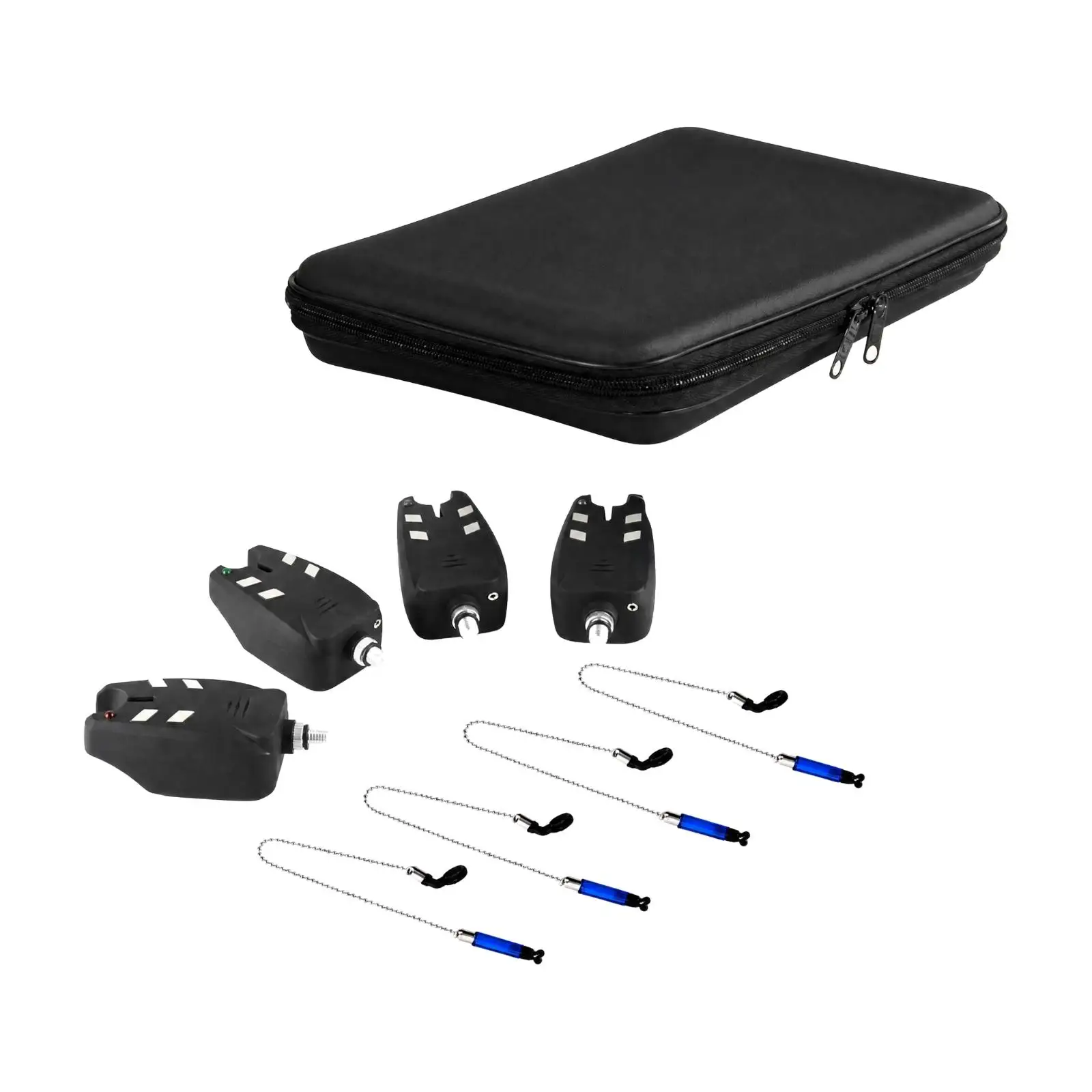4 Pieces Rod Bite Indicator High-Sensitivity Electronic Fishing Rod Bite Alarm Sensitive for Anglers